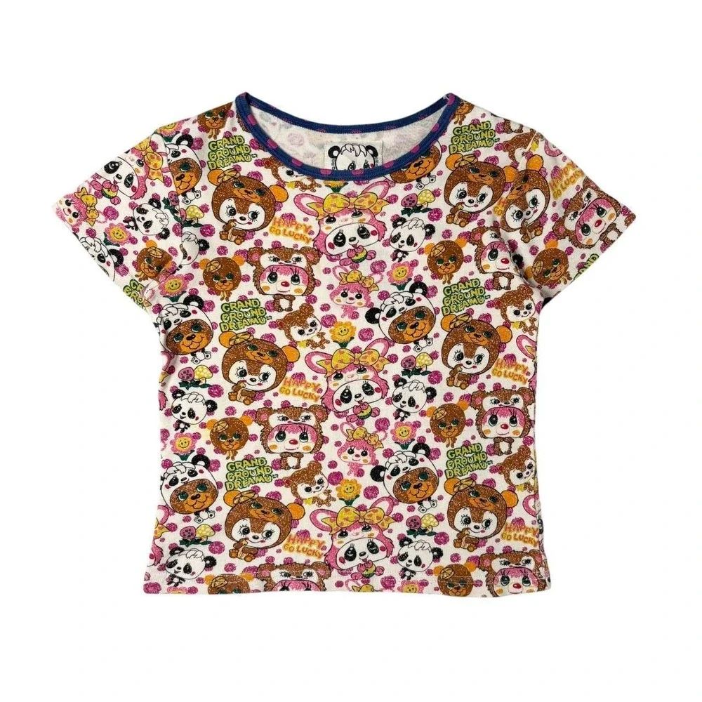 Grand Ground j-fashion panda AOP baby tee